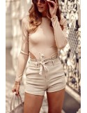 Beige Jeansshorts 66000 – Online-Shop – Boutique